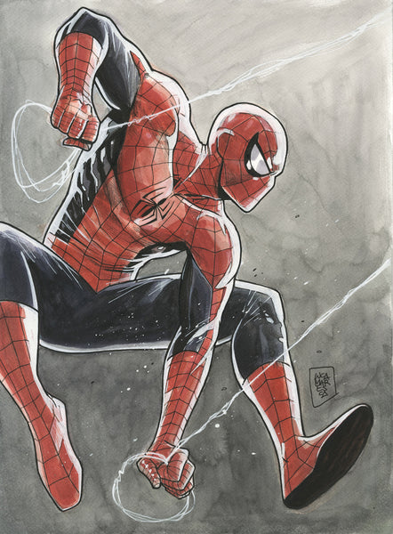 Luca Maresca Original Art Spider-Man Illustration