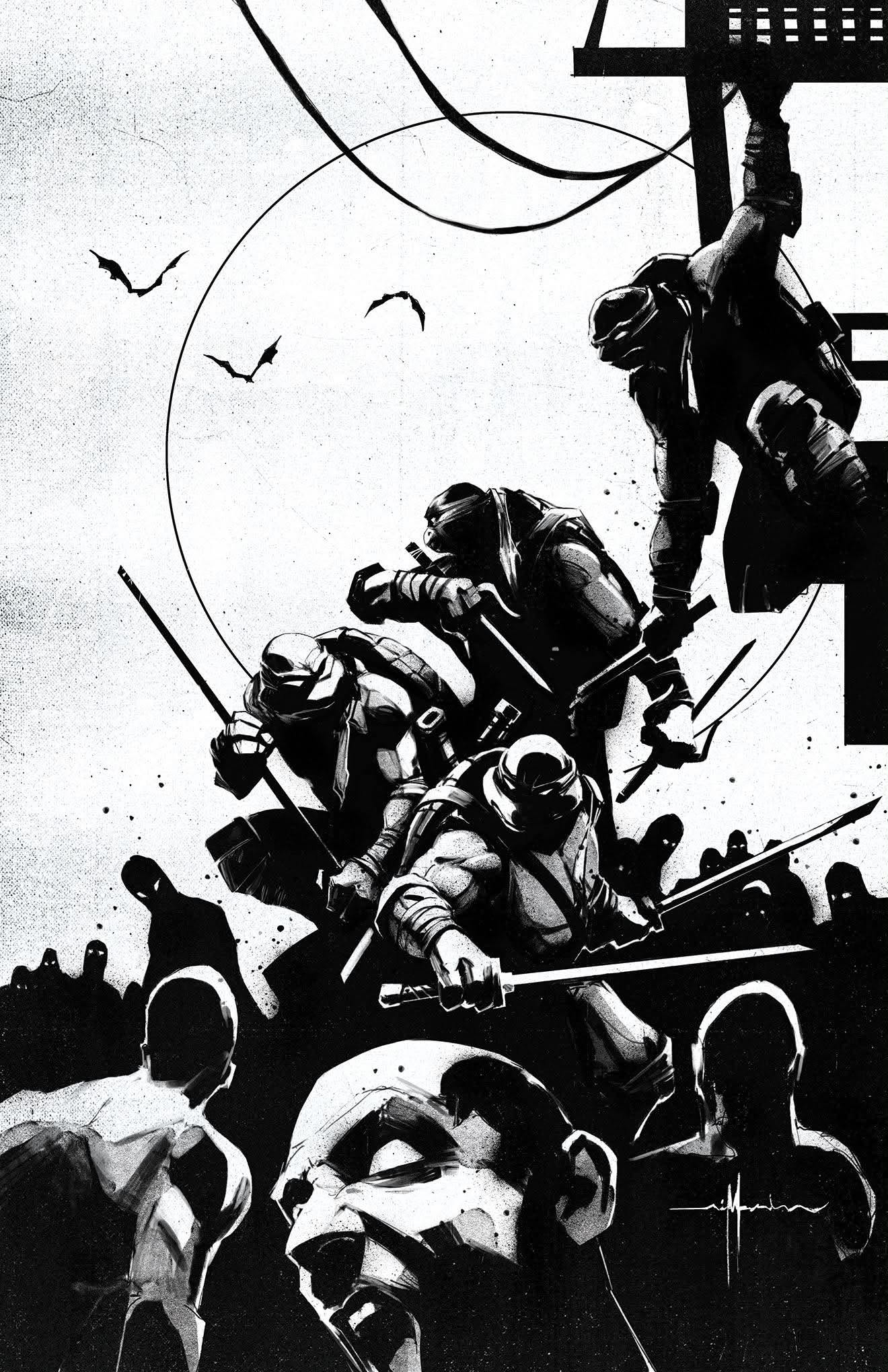 Nick Marinkovich Original Art Teenage Mutant Ninja Turtles #22 Cover