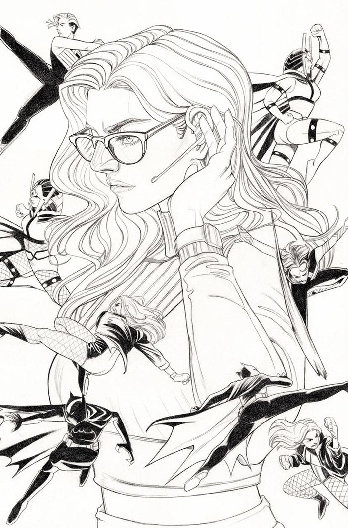 Nimit Malavia Original Art Birds or Prey #24 Cover