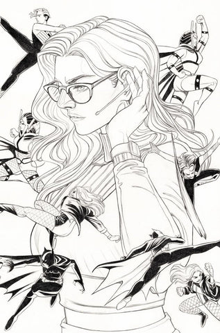 Nimit Malavia Original Art Birds or Prey #24 Cover