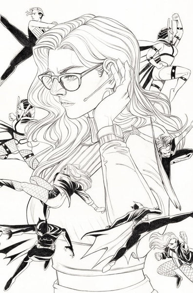 Nimit Malavia Original Art Birds or Prey #24 Cover