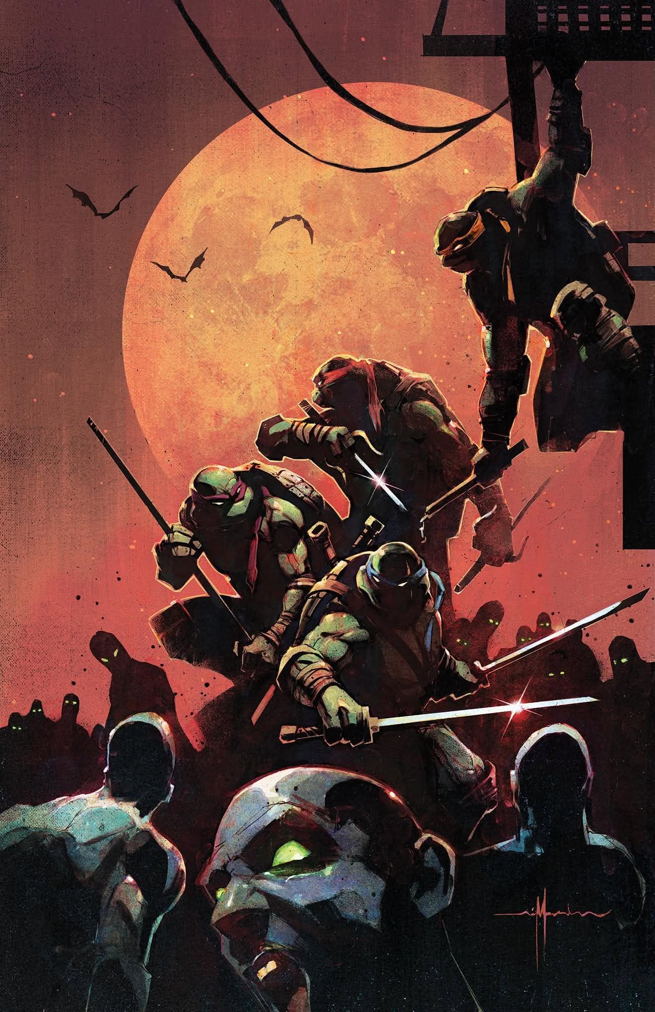 Nick Marinkovich Original Art Teenage Mutant Ninja Turtles #22 Cover