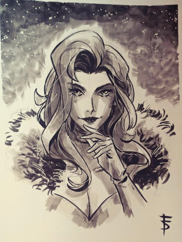 Federico Sabbatini Original Art Emma Frost Illustration