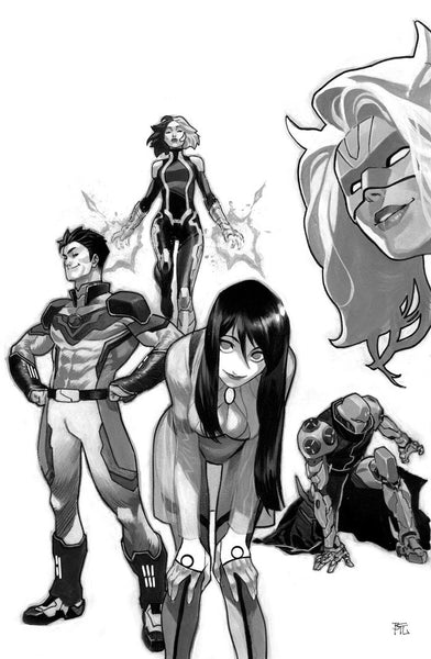 Dike Ruan Original Art Doom's Division #3 Team-Up Cover