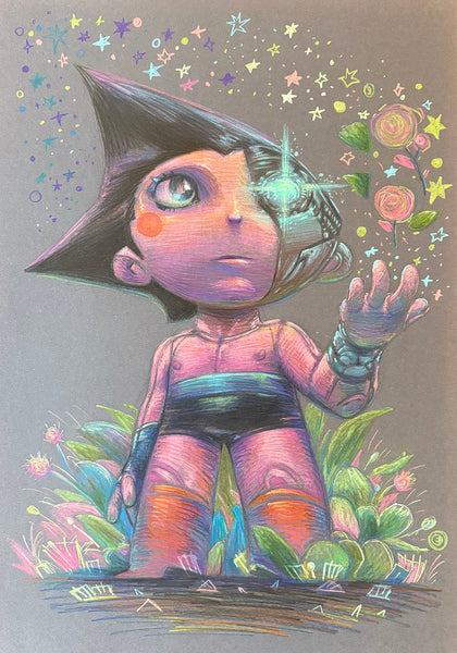 Eduardo Vieira Original Art Astro Boy Illustratio