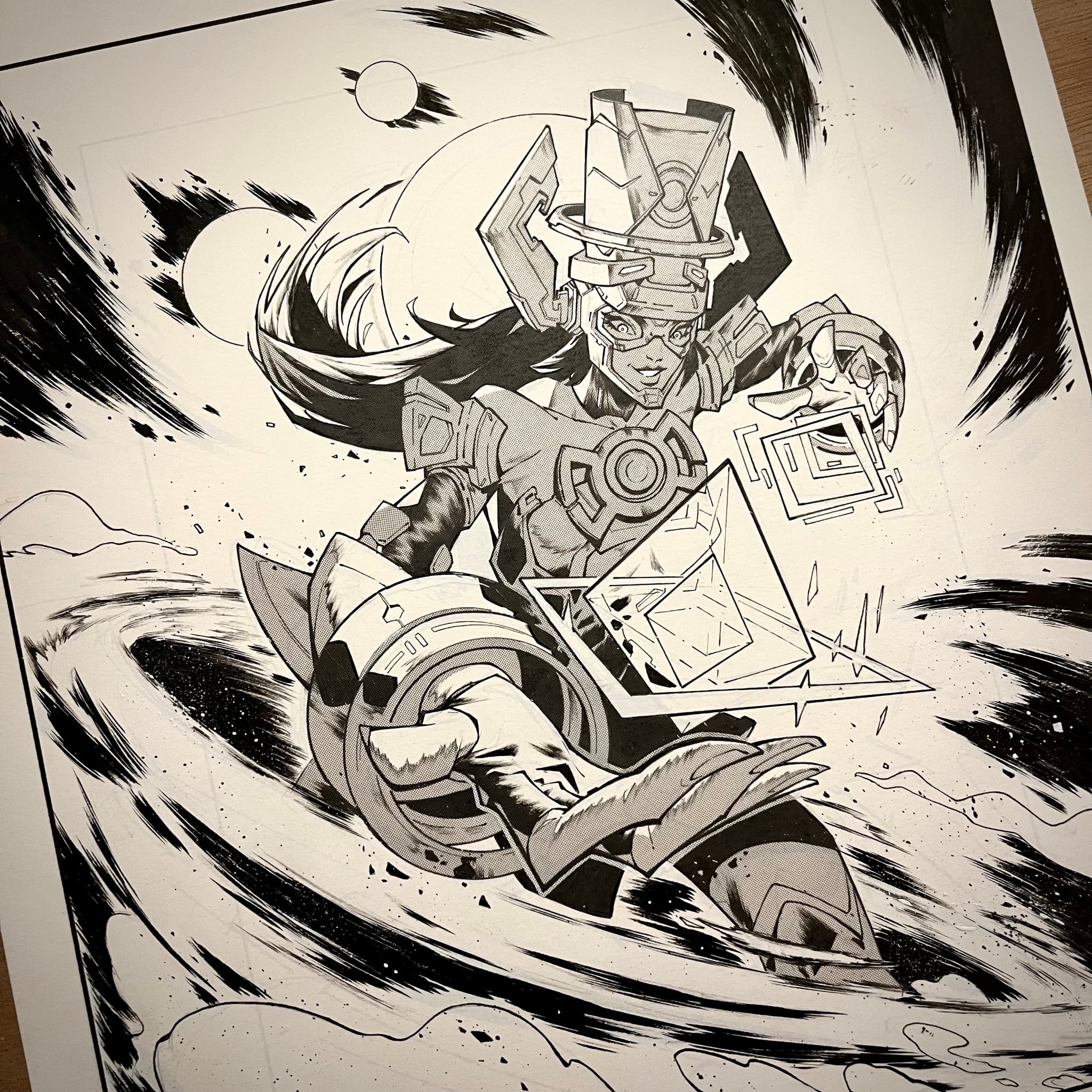 Leo Chiola Original Art Galacta SNAP Art