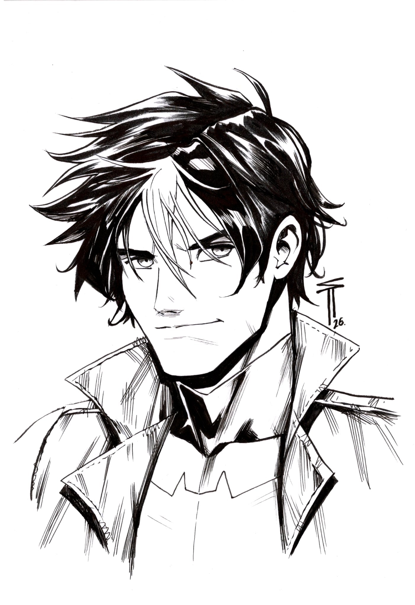 Serg Acuna Original Art Nightwing Illustration