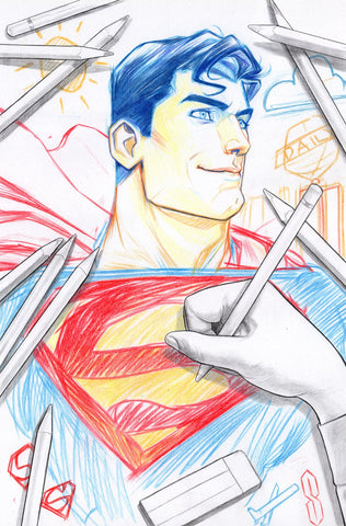 Nimit Malavia Original Art Superman: The Kryptonite Spectrum #3 Cover