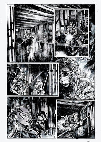 Vincenzo Riccardi Original Art Star Wars: Tales From The Death Star Page 6