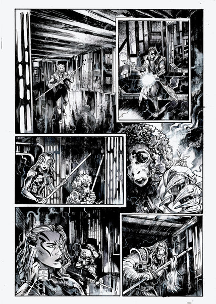 Vincenzo Riccardi Original Art Star Wars: Tales From The Death Star Page 6
