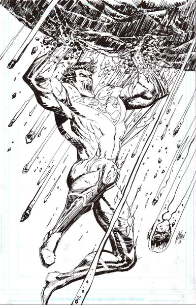 Guillem March Original Art Superman #24 Cover