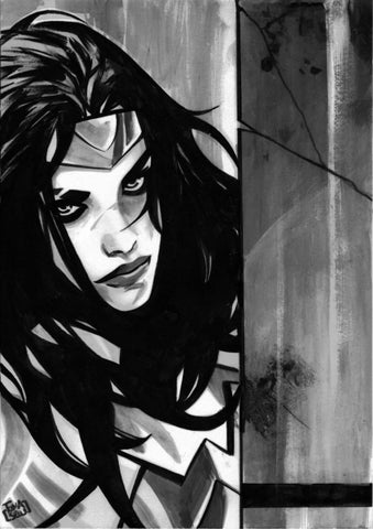 Francesco Tomaselli Original Art Absolute Wonder Woman Illustration