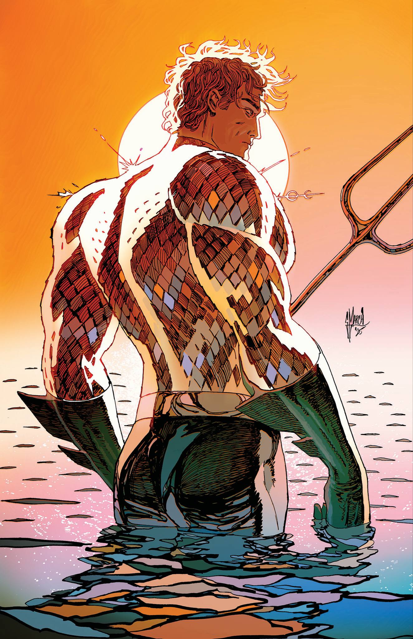 Guillem March Original Art Aquaman #10 Cover