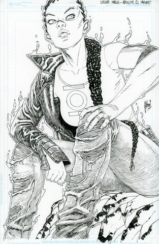 Guillem March Original Art Absolute Green Lantern #9 Cover