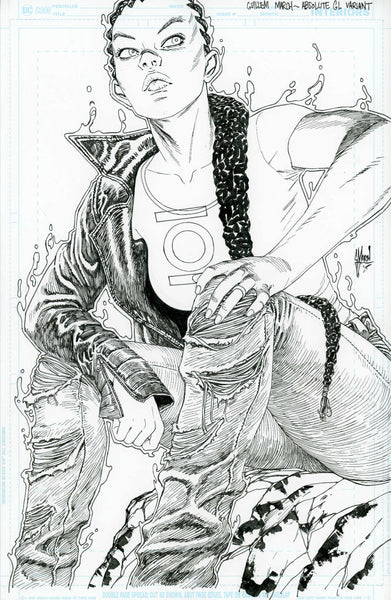 Guillem March Original Art Absolute Green Lantern #9 Cover