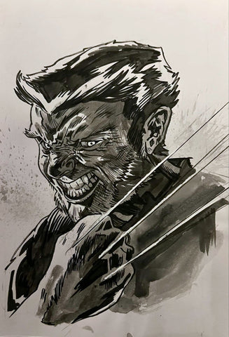 Michael Walsh Original Art Wolverine Illustration