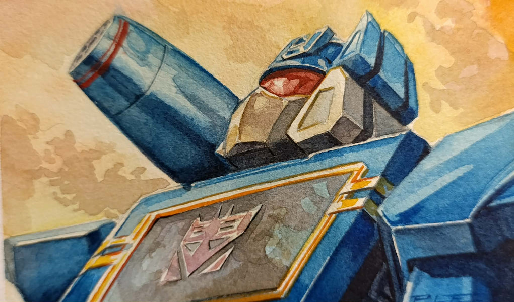 Pasquale Ferrara Original Art Soundwave Transformers Illustration