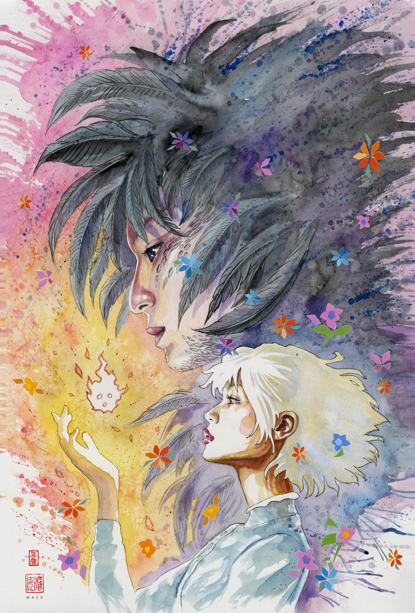 David Mack Original Art Studio Ghibli Collection: Howl’s Moving Castle ...