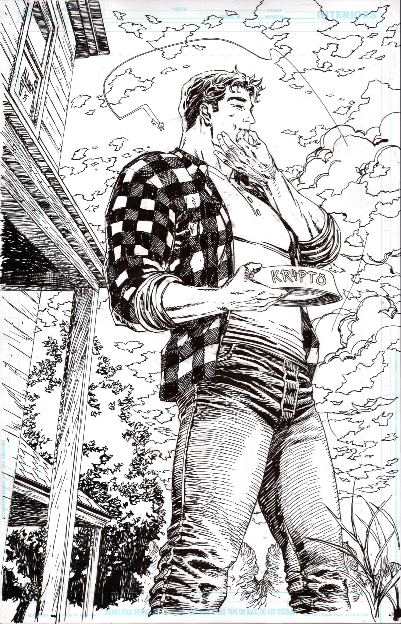 Guillem March Original Art Superman #28 Cover
