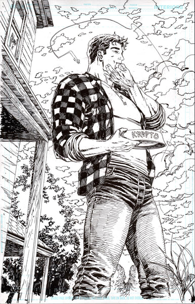 Guillem March Original Art Superman #28 Cover
