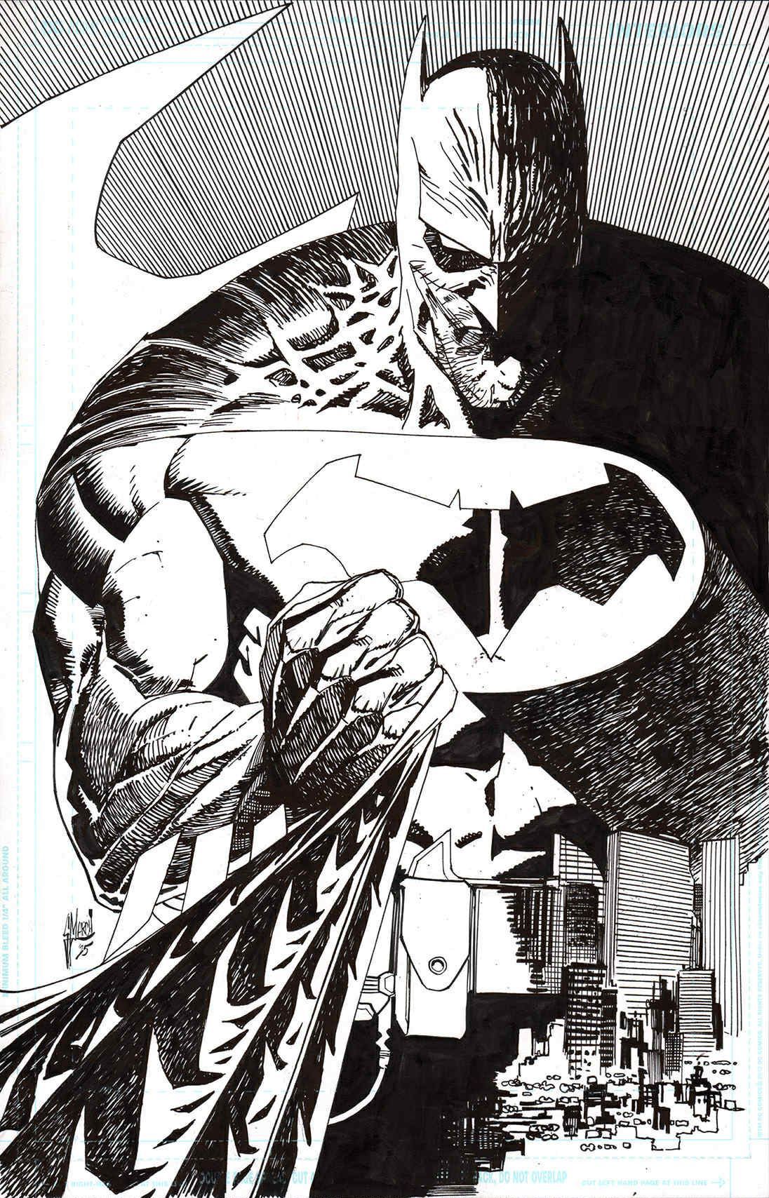 Guillem March Original Art Batman #1 Cover