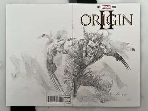 Viktor Farro Original Art Wolverine Blank Cover Illustration