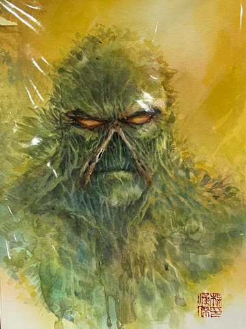 Tony Moy Original Art Swamp Thing Illustration