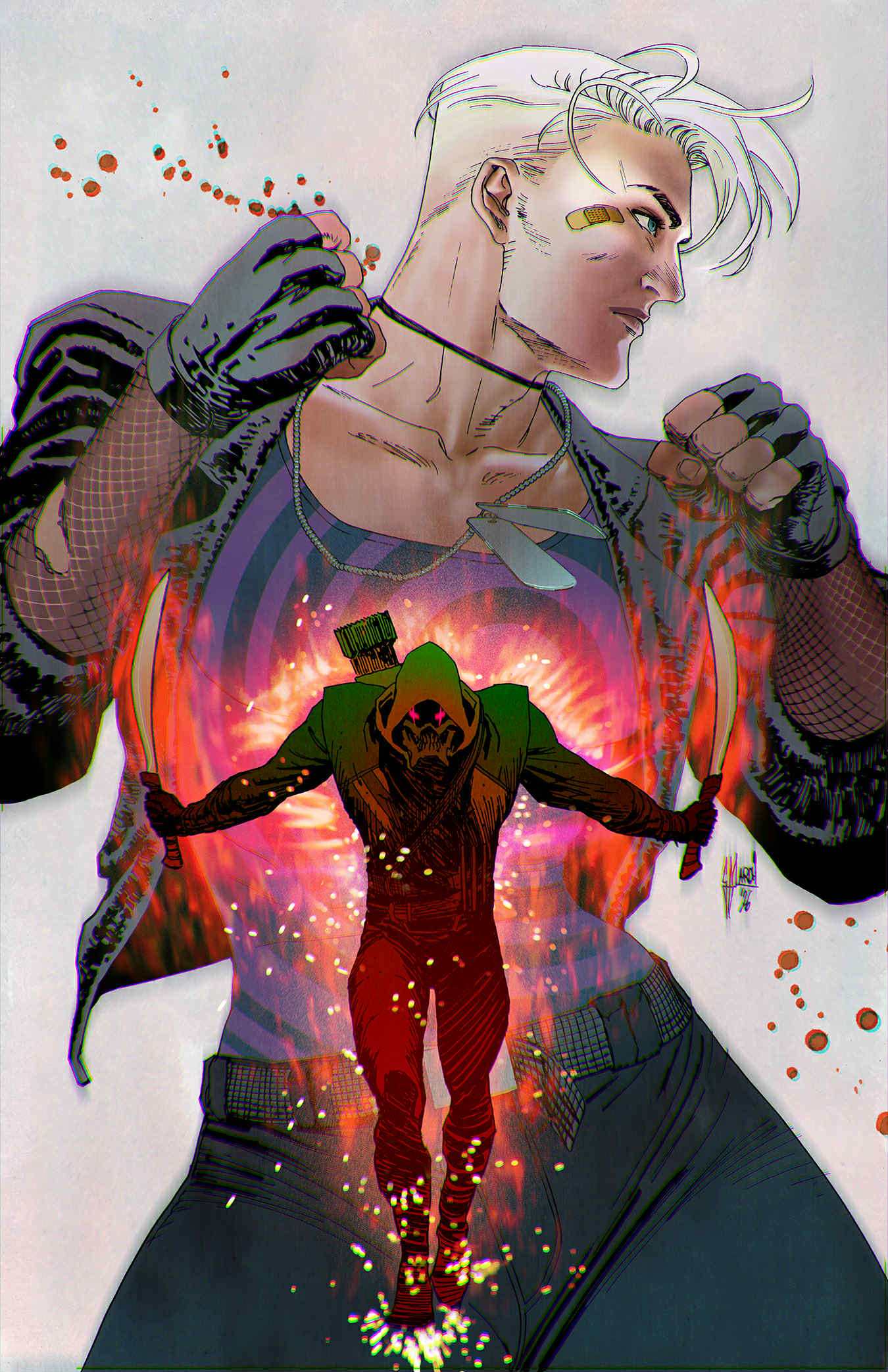 Guillem March Original Art Absolute Green Arrow #1 Cover