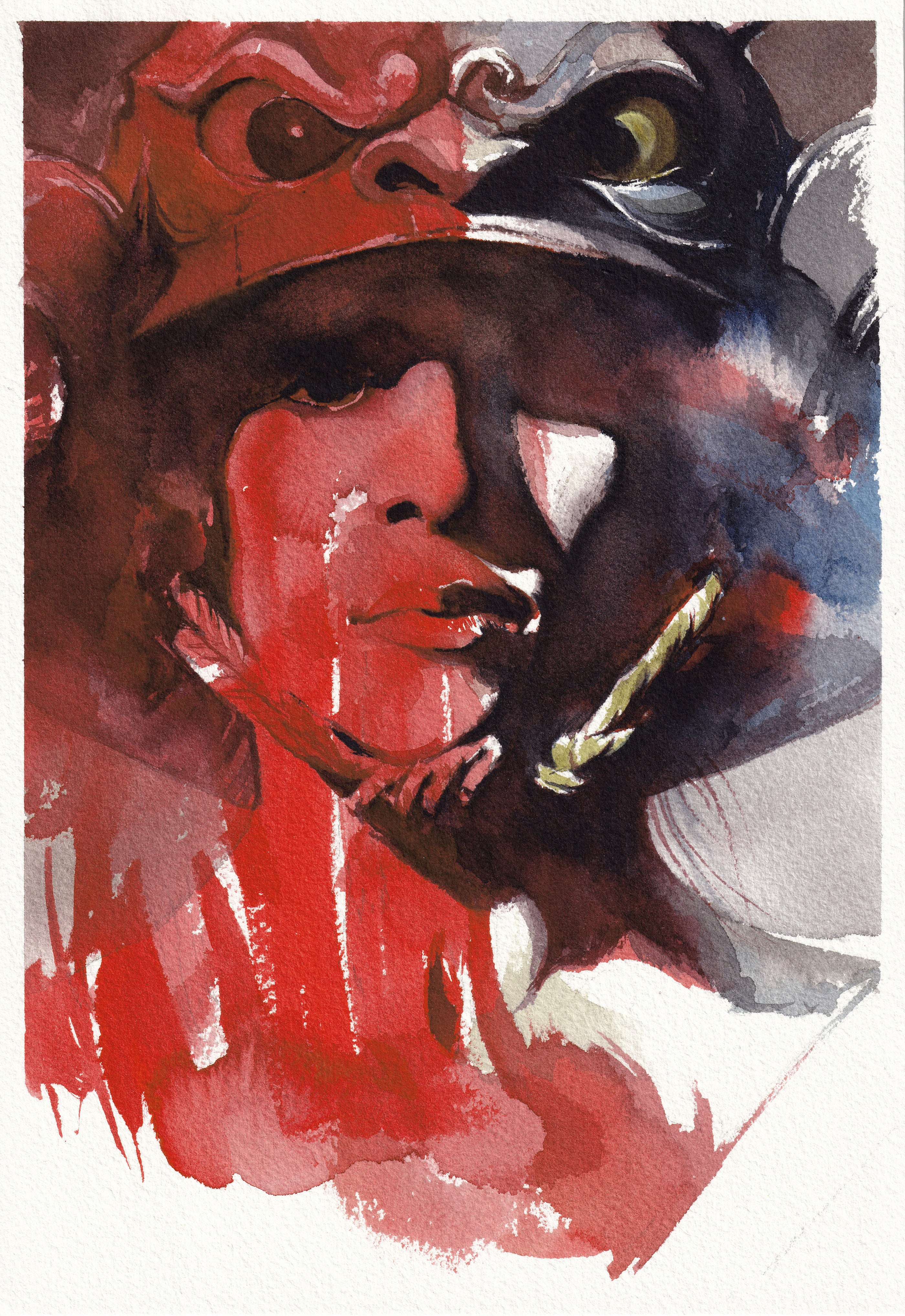 Ito Original Art Ronin Illustration