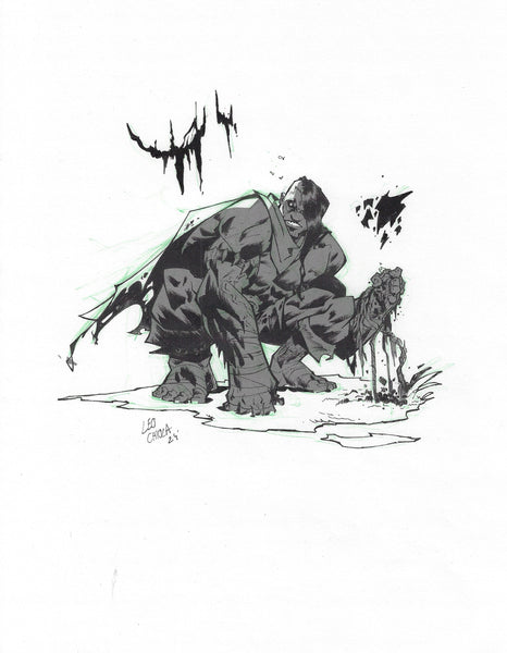 Leo Chiola Original Art Swamp Vigilante