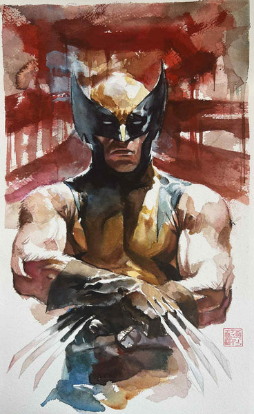 Ito Original Art Wolverine Illustration
