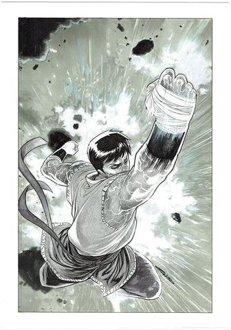 Emilio Laiso Original Art X-Vengers #2 Shang-Chi Cover