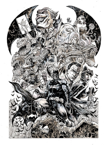 Vincenzo Riccardi Original Art Batman: The Rogues Gallery Sideshow Collectibles Art