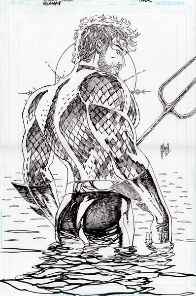 Guillem March Original Art Aquaman #10 Cover