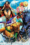 Serg Acuna Original Art DC X Sonic the Hedgehog: Metal Legion #5 Cover