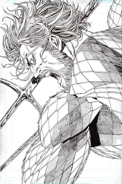 Guillem March Original Art Aquaman #8 Cover