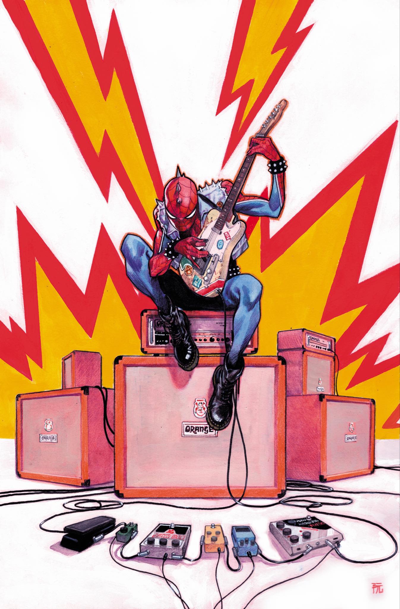 Dike Ruan Spider-Punk 12x18