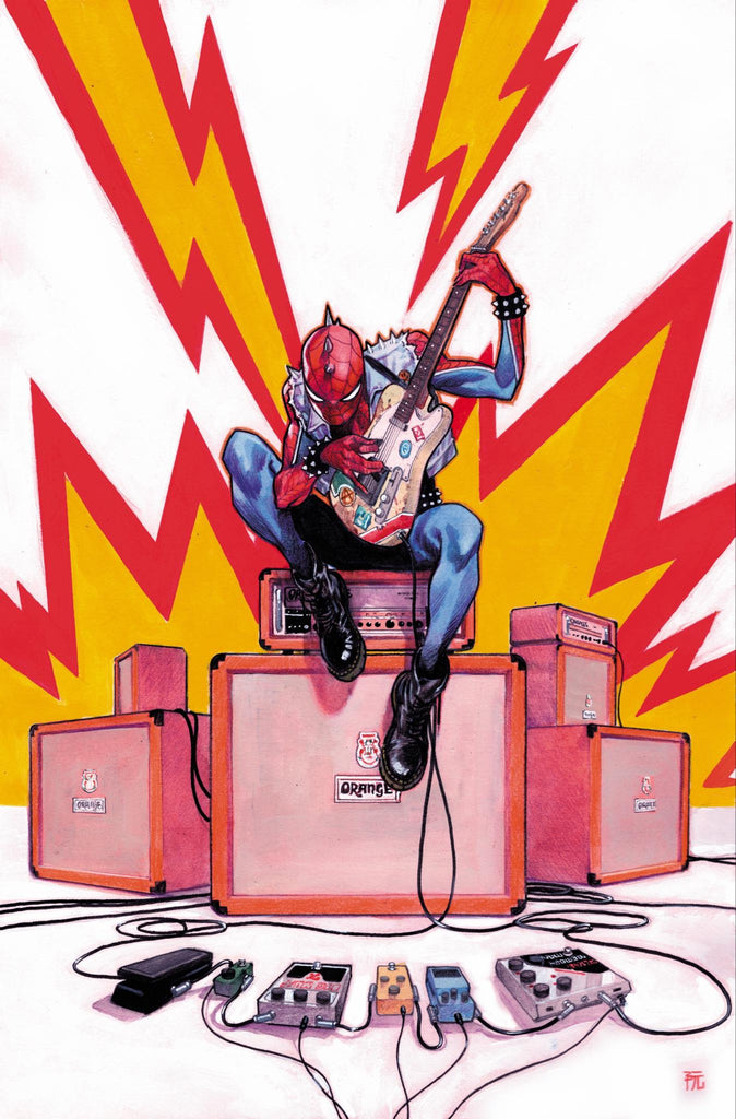 Dike Ruan Spider-Punk 12x18  Limited Edition Giclee Comic Art