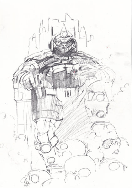 Ito Original Art Void Rivals #31 Cover Pencil Prelim