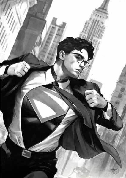 Francesco Tomaselli Original Art Superman Illustration