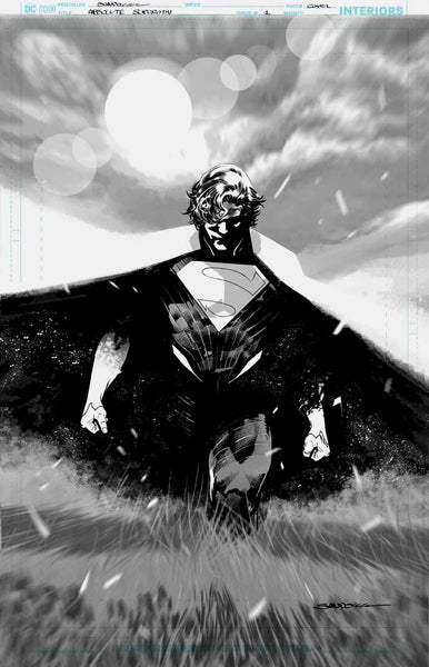 Rafa Sandoval Original Art Absolute Superman #1 Cover