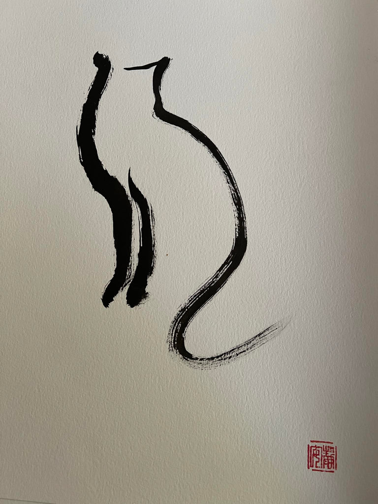 David Mack Original Art Butterfly Effect Book Published Black Cat Brush & Ink 4 Comic Art
