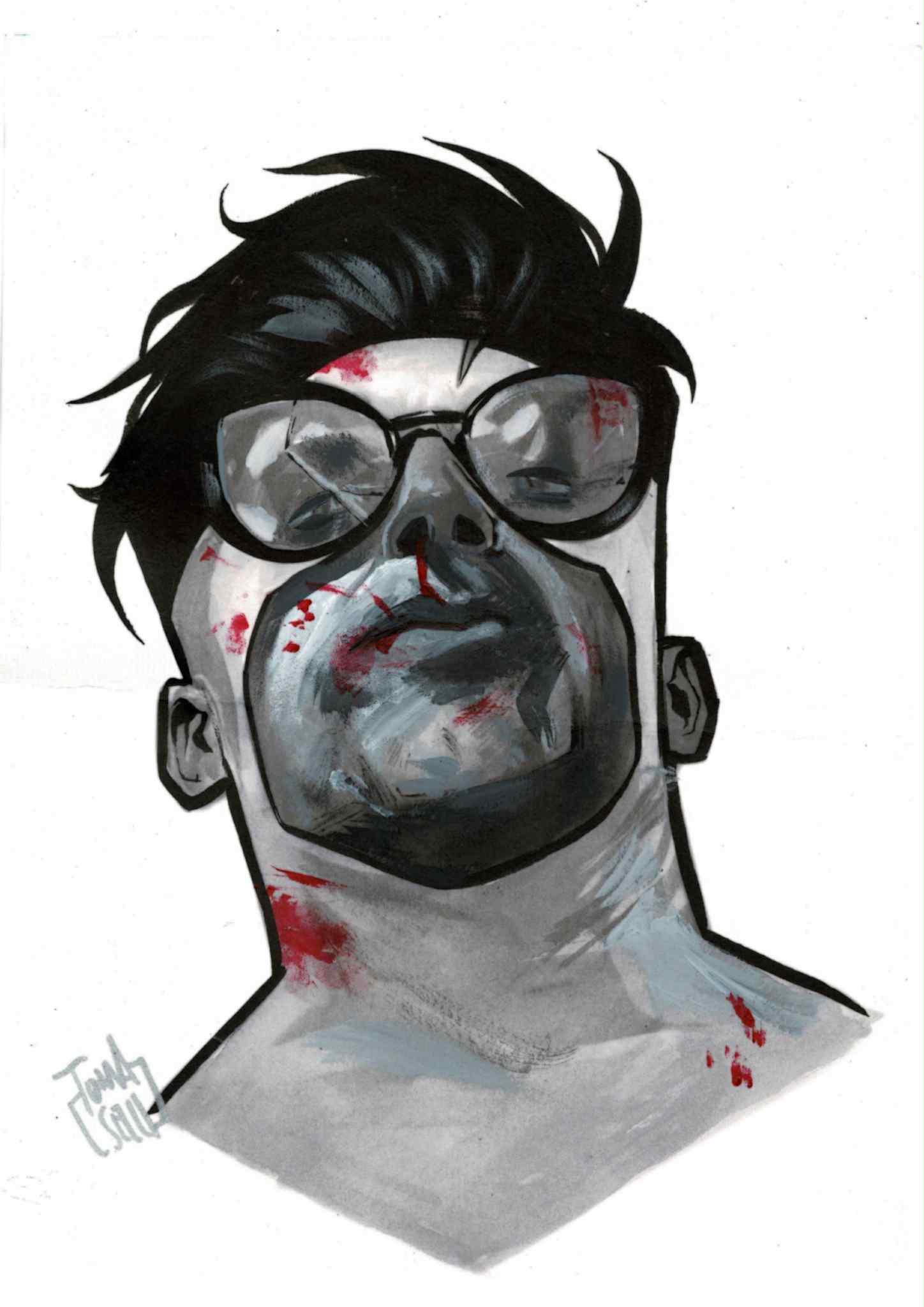 Francesco Tomaselli Original Art Invincible Illustration