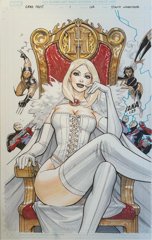 David Nakayama Original Art Emma Frost #1 Cover