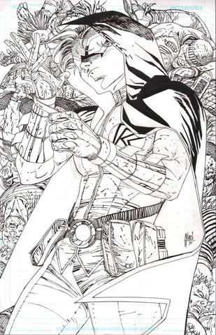 Guillem March Original Art Batman and Robin #26 Cover