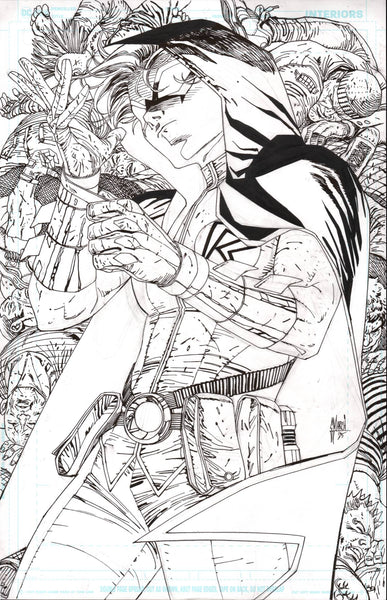 Guillem March Original Art Batman and Robin #26 Cover