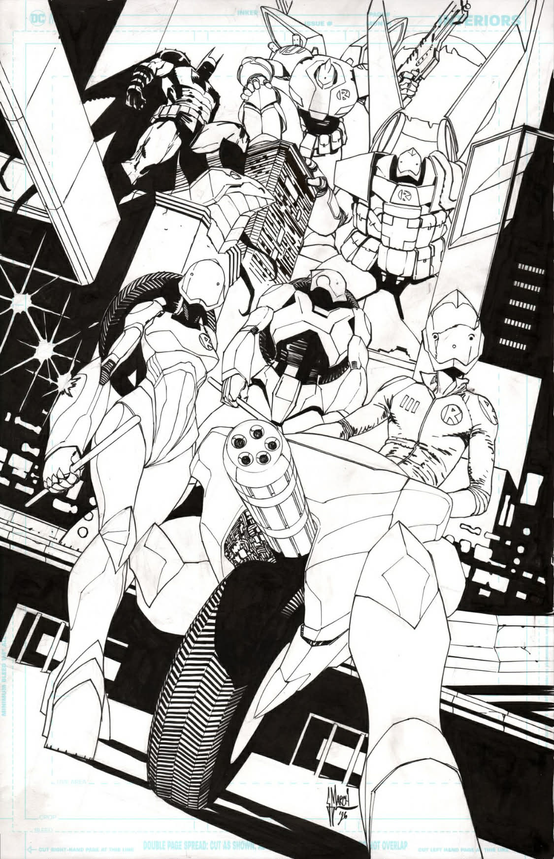 Guillem March Original Art Absolute Batman #20 Cover