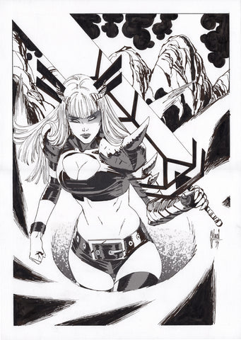 Guillem March Original Art Magik Illustration