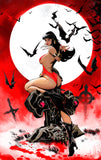 Yona Saura Original Art Vampirella Armageddon #1 Cover