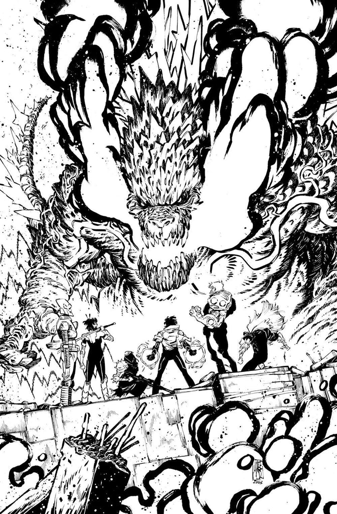 Jorge Corona Original Art Godzilla #2 Cover Comic Art